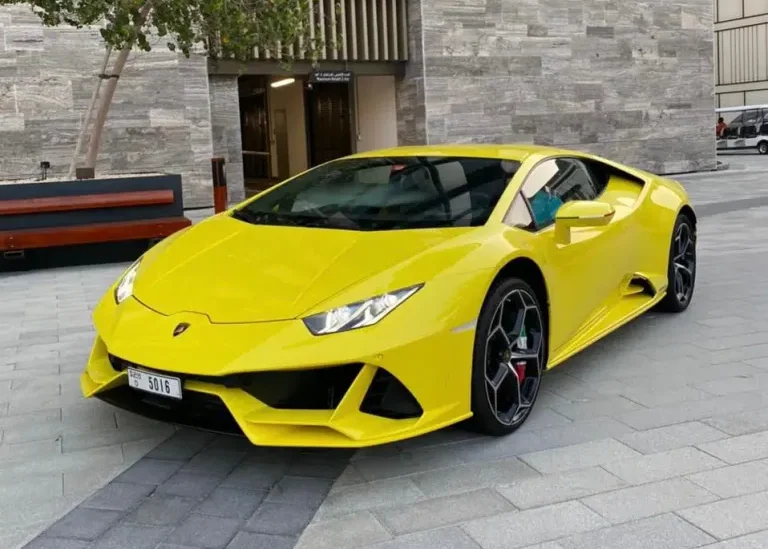 Lamborghini Yellow Car
