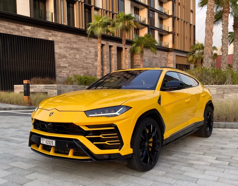 Lamborghini yellow Car
