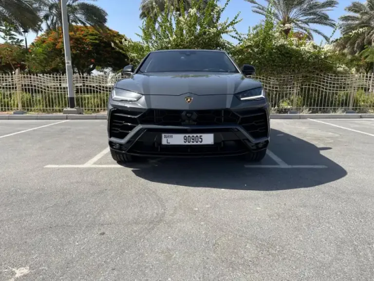 Lamborghini Black Car In Dubai