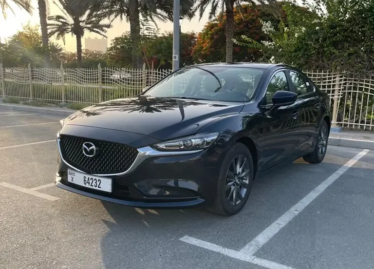 Black car in UAE